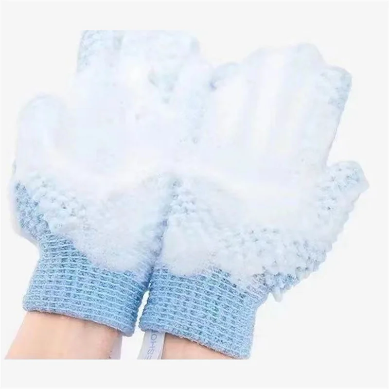 Shower Scrub Gloves Bath For Peeling Exfoliating Gloves Massage For Body Scrub Sponge Wash Skin Moisturizing SPA Mitt