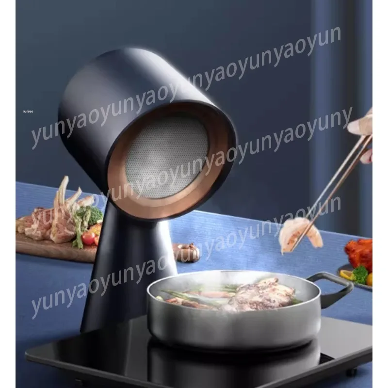 Mini Portable Smoke Absorber for Desktop, Low Noise Range Hood for Hotpot BBQ, Home Handheld Air Purifier