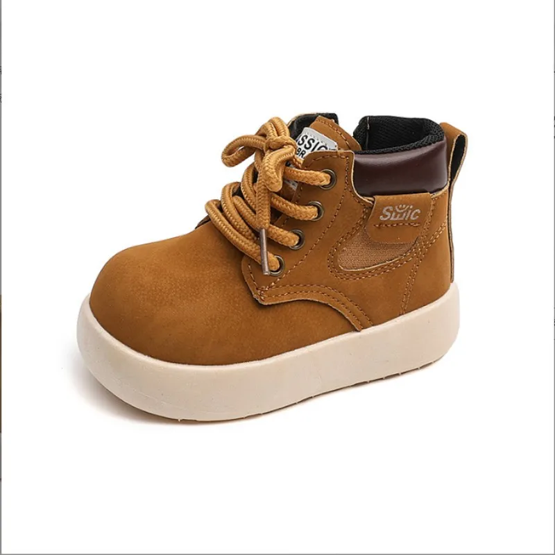 

Сапоги для верховой езды для девочек, новинка 202, осенне-зимние детские модные универсальные повседневные полусапожки, домашняя обувь для мальчиков в детском саду