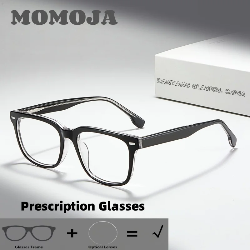 

Small Size Stylish Acetate Prescription Glasses Men Women Popular Square Anti Blue Light Photochromic Optical Eyeglasses 88017