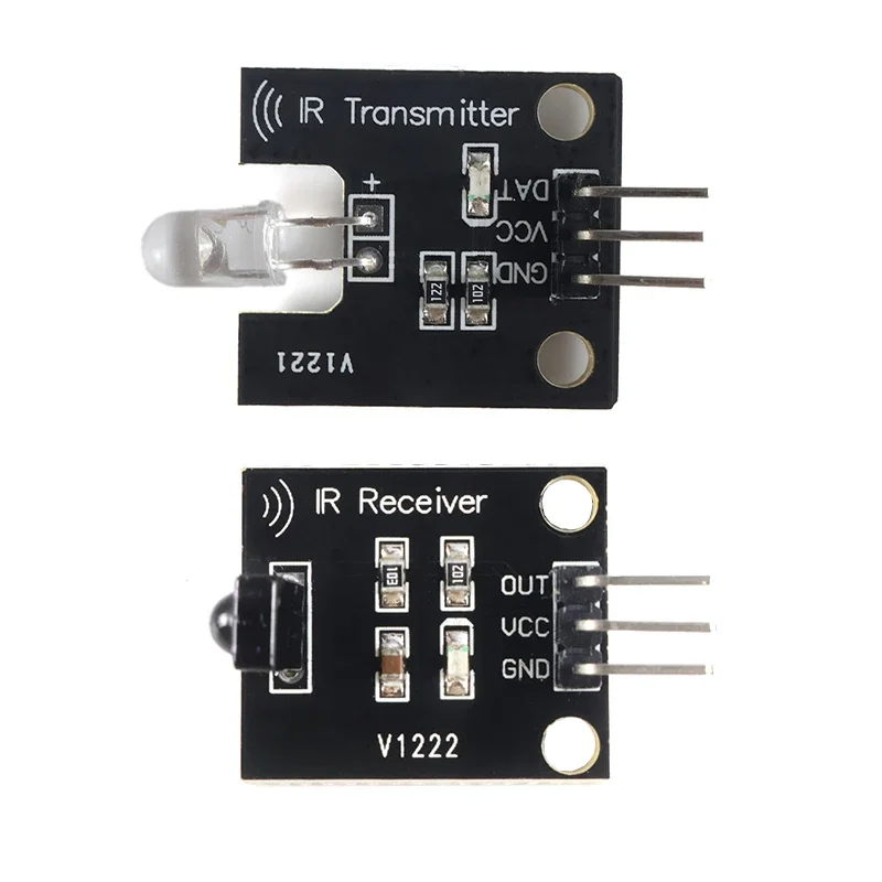 IR Infrared Transmitter Receiver Kit for Arduino 38KHz 10M Learn Remote Control Smart Home RC Car DIY Electronics Project Kit