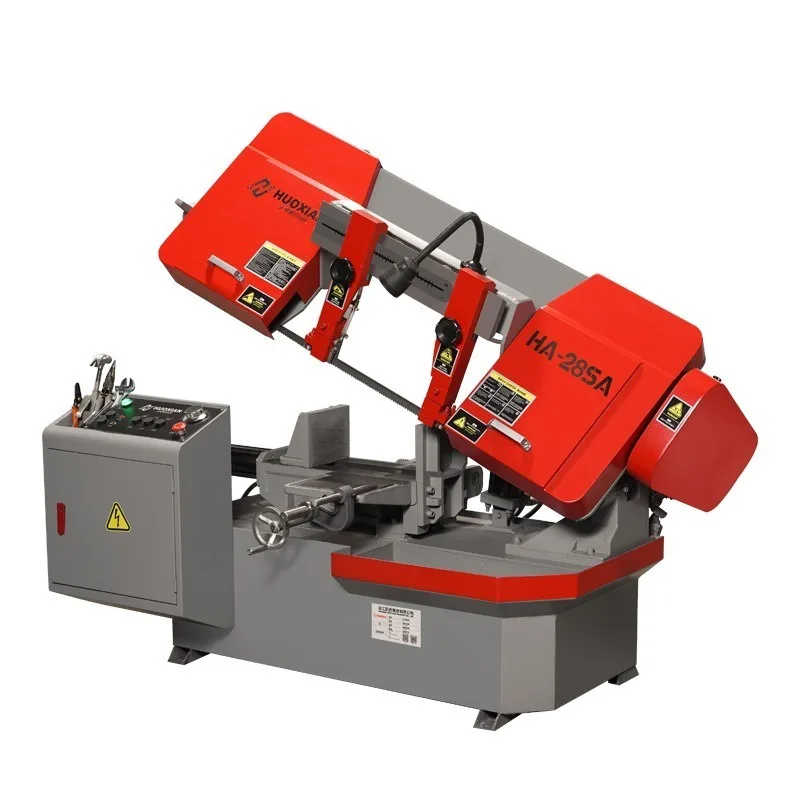 sawing machine Horizontal scissors Hydraulic semi-automatic steel cutting Blanking metal cutting band sawing machine