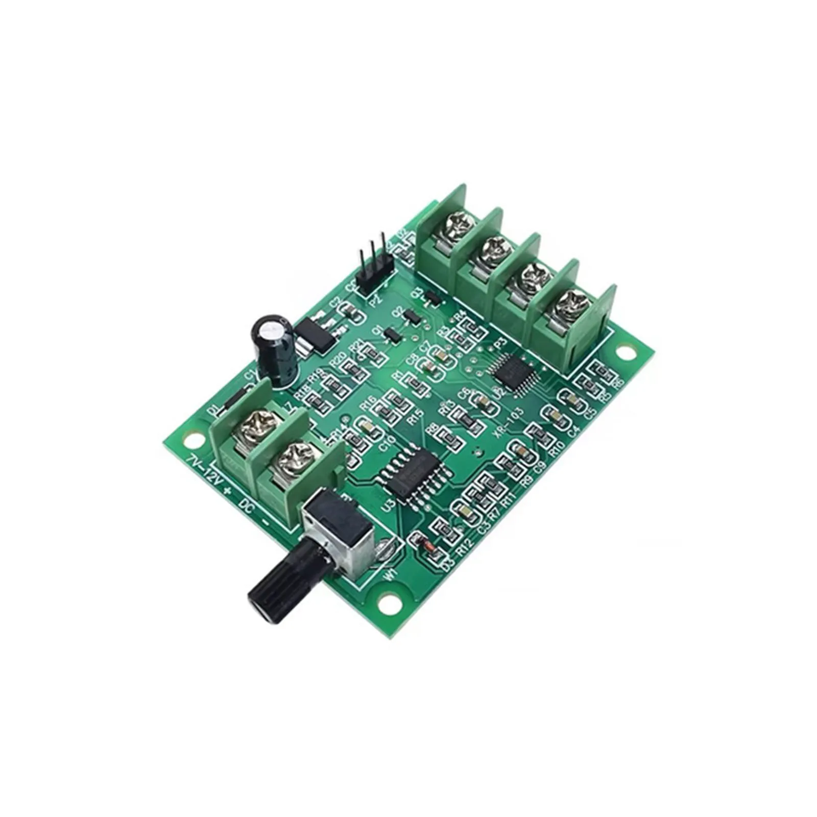 1PC Hard Drive Motor 3/4 Wire 7V-12V Brushless DC Motor Driver Controller Board With Reverse Voltage Over Current Protection New