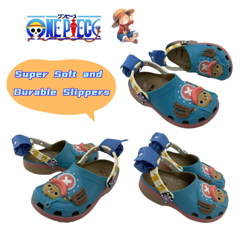 New One Piece Tony Tony Chopper Slippers High-value Creative Distinctive Super Soft Wear-resistant Household Outer Wear Sandals