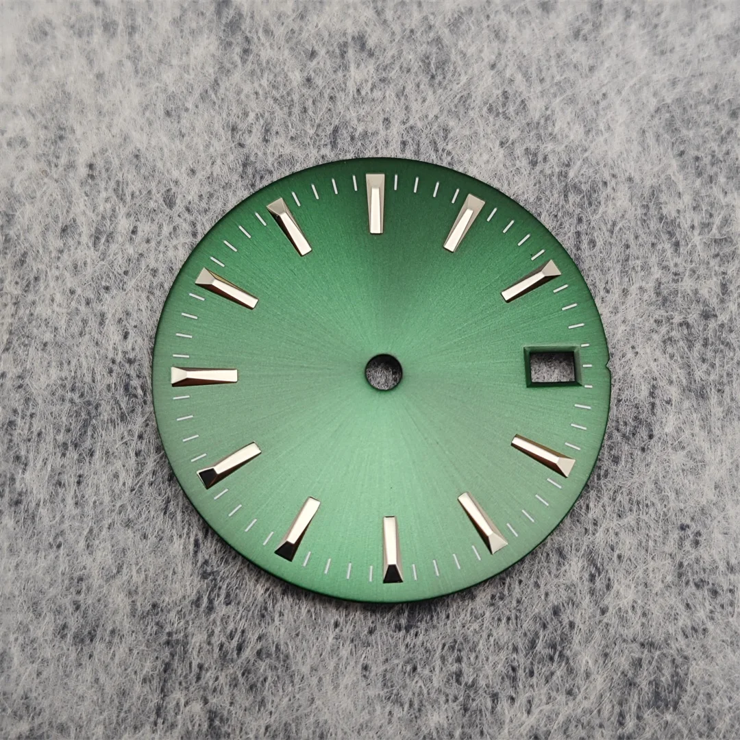 28.5mm Watch Dial Stripes Sunburst Watch Face Modified Simple Watch Accessories for NH35/ NH36 / 7S Movement