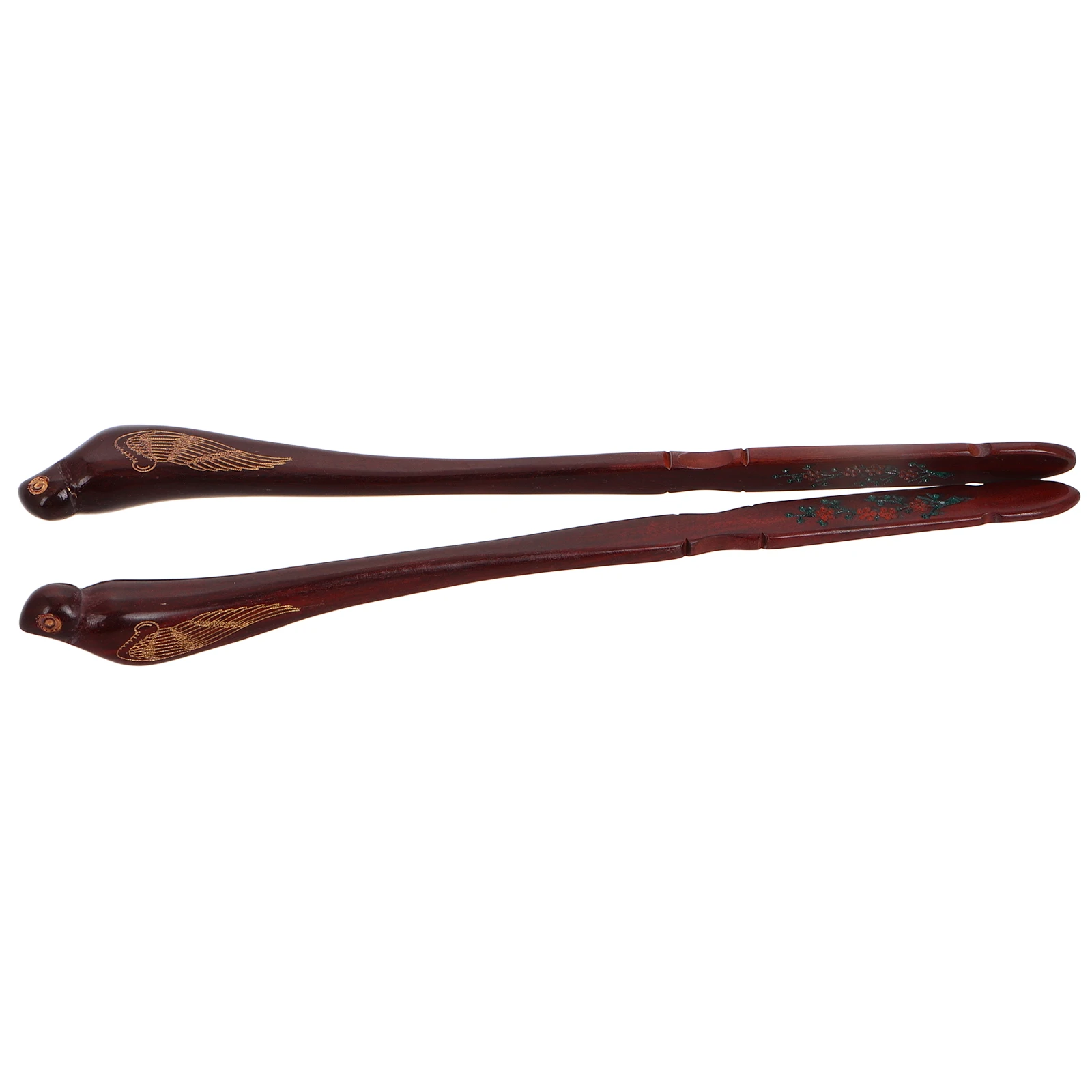 

2pcs Large Yangqin Practice Hammers Bird Shaped Mallets Durable Wooden Sticks For Dulcimer Training Music Instrument Tools