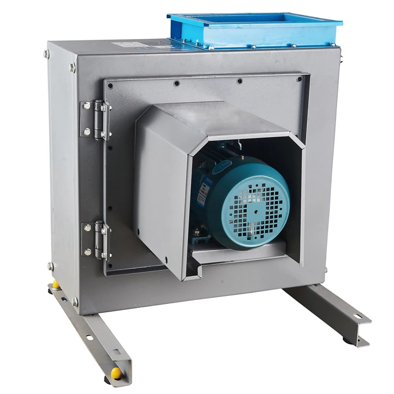 Ultra high air volume commercial kitchen range hood, low-noise exhaust centrifugal fan