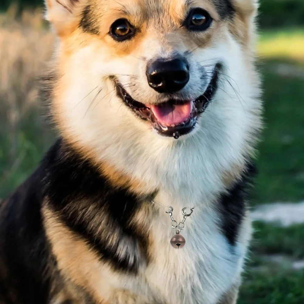 

8Pcs Small Copper Bells for Dog Collars Pet Collar Charms Durable Melodious Vintage Bell Pendants Bells for Dogs