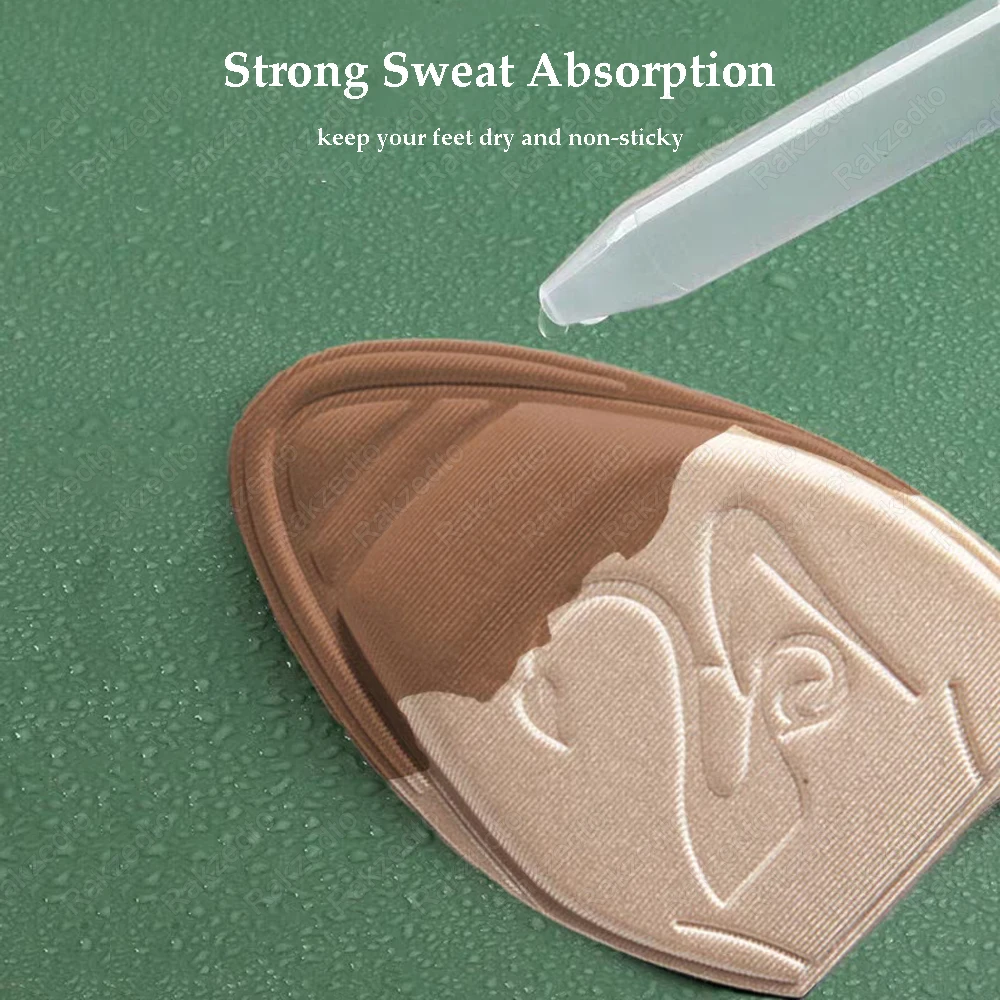 3Pairs Forefoot Pads Woman Sneaker or High Heels Insert Anti-Slip Half Insoles for Shoes Pain Relief Insole Reduce Size Shoe Pad