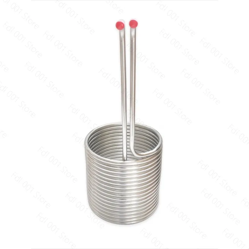 Stainless Steel Beer Cooling Coil Home Brew Fast Cooling Beverage Chiller Accessory 1/2'' Female NPT Ends Soda Refrigeration