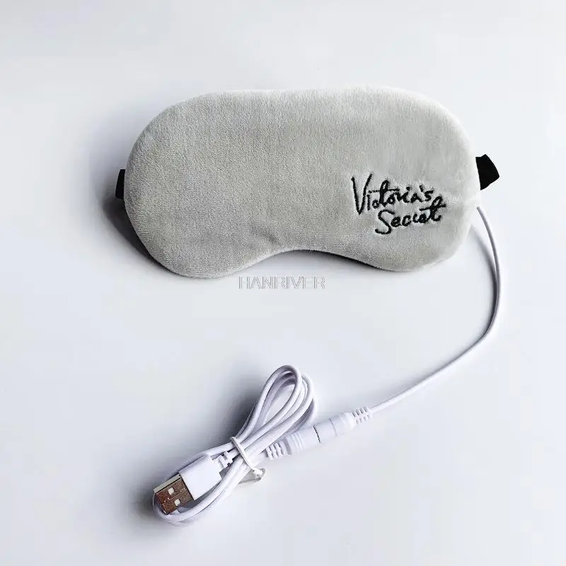 USB Heating Steam Eyeshade Lavender Eye Mask Anti Dark Circle Eye Patch Eyes Massager Fatigue Relief Sleep Steam Warm Eye Mask