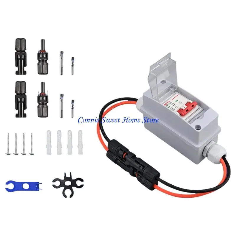LXAF Effective DC500V Solar Combiner Box with Several Inputs Strong ABS Solar Combiners Box For Photovoltaic Power Management