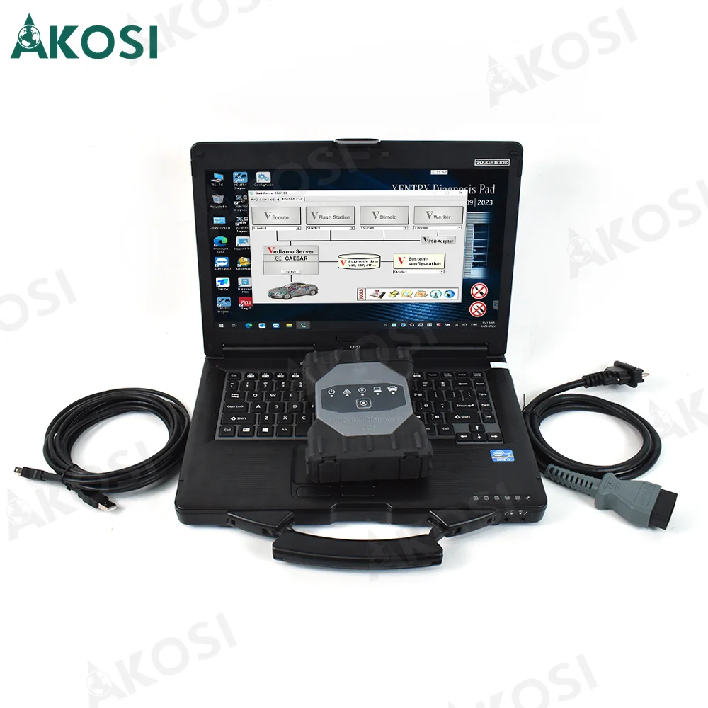 

MB Star Oem C6 DoIP VCI WiFi Xentry software Full Set Car truck Diagnosis tools Mb C6 Sd Connect with and CF53 laptop