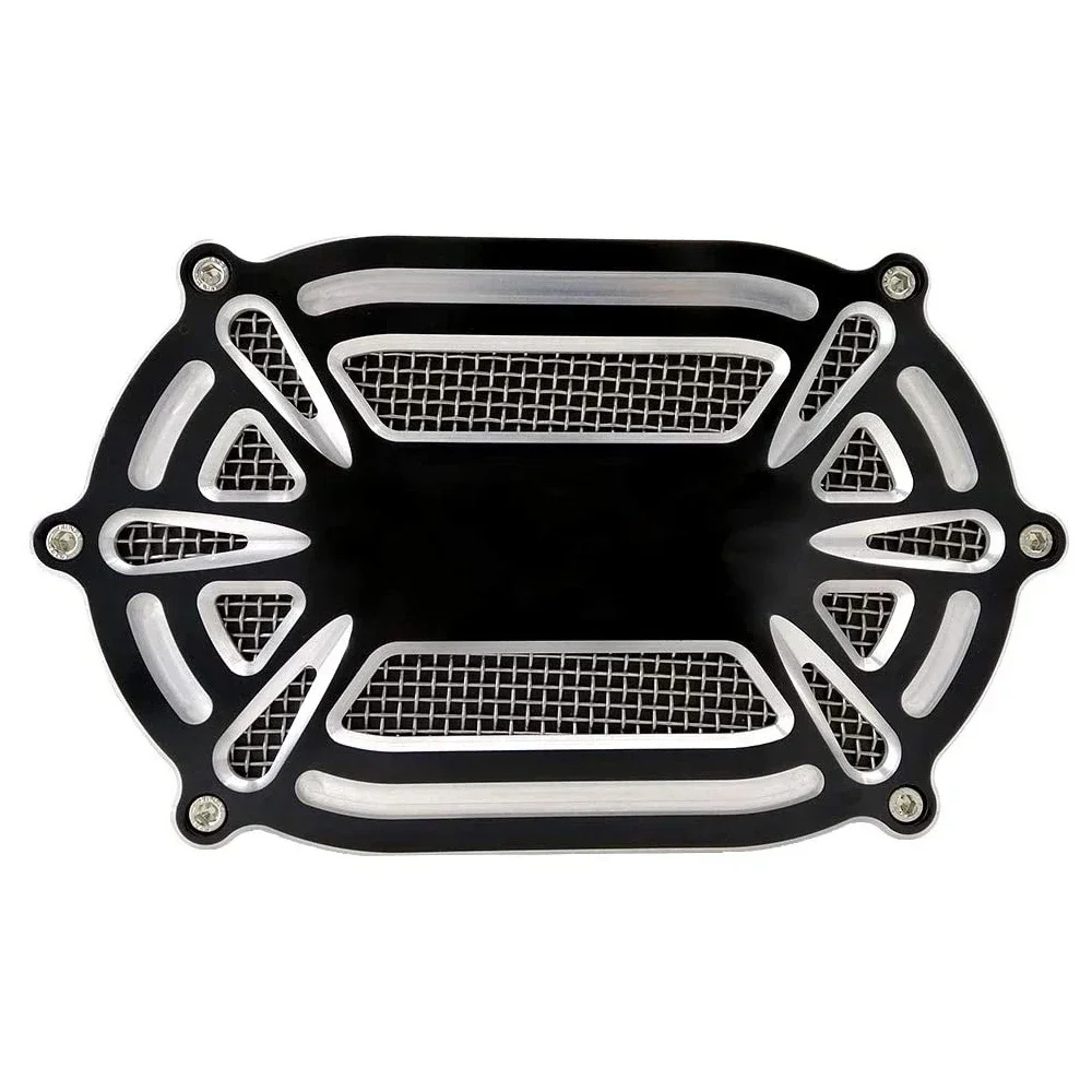 ل هارلي دينا 00 - 17 سوفتيل 00 - 15 بجولة 00 - 07 Fitment-B منقي هواء مدخل دراجة نارية فلتر باستخدام الحاسب الآلي قطع عدة أسود