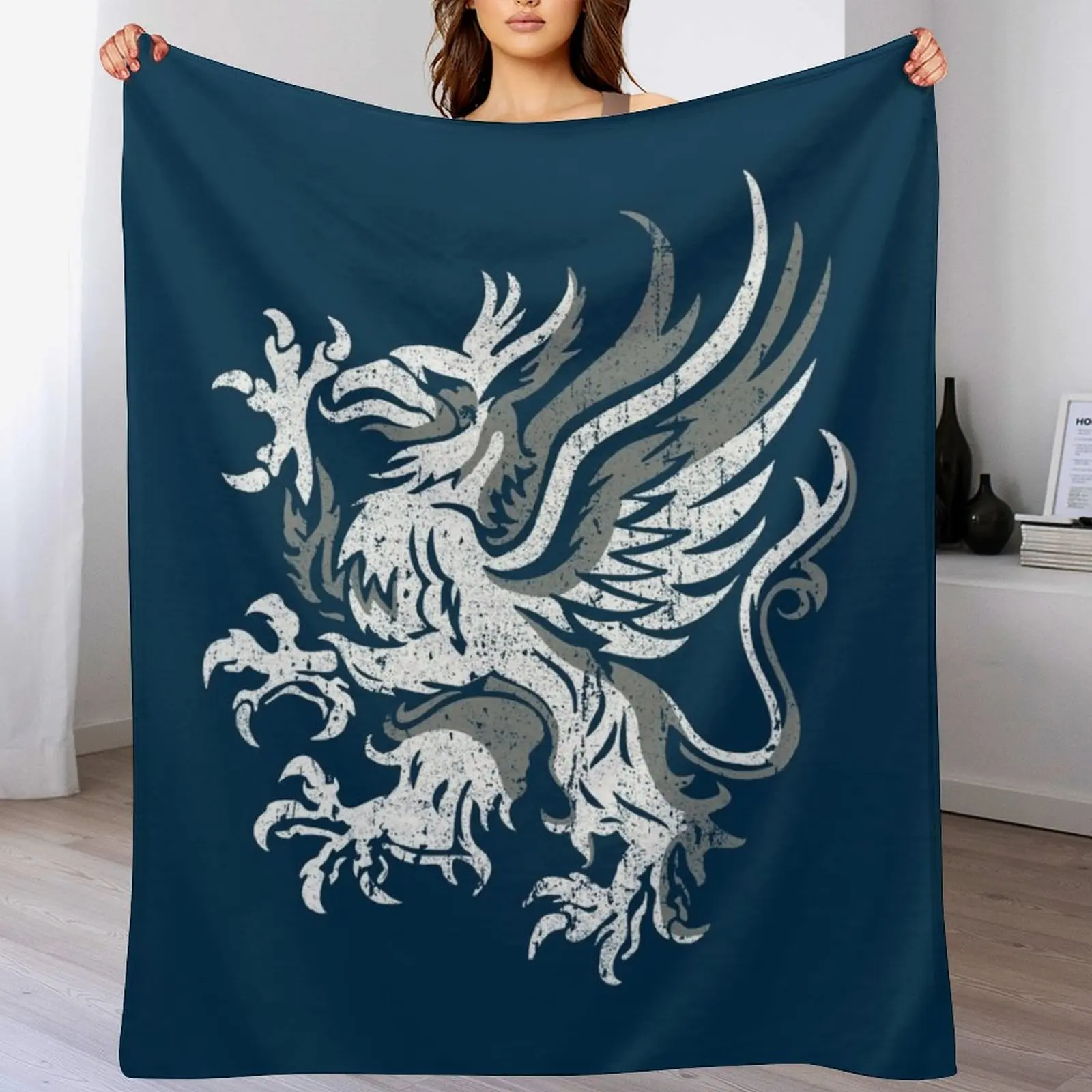 Grey Warden Sigil Throw Blanket Furry valentine gift ideas Blankets