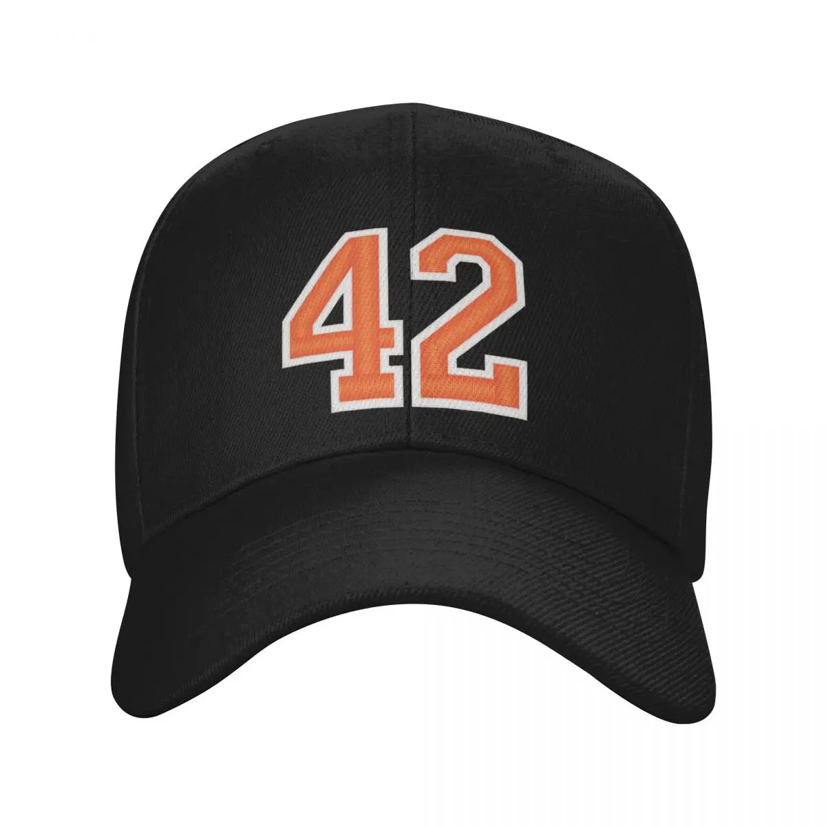 Sports Number 42 Jersey forty-two Orange Baseball Cap Anime Trucker Hat Custom Cap Men Hats Women's