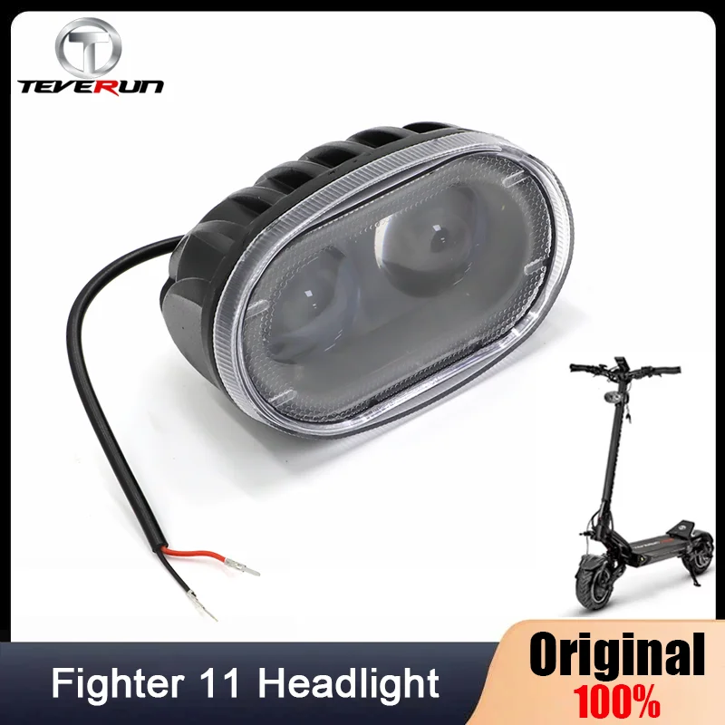 Original Head Light Suit For Teverun Fighter 11/11+ Fighter Supreme/Supreme 7260R 60V Fighter Serial Electric Scooter Headlight