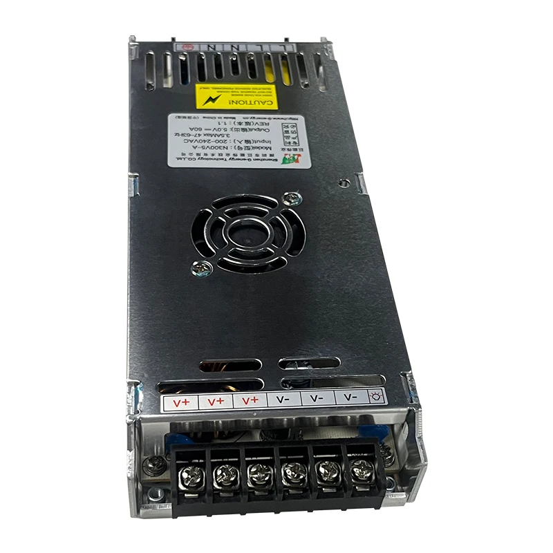 N300V5-A Full Color RGB LED Display Module 5V 60A Voeding Elektronische Scherm Transformator 200/240VAC Ingangsondersteuning