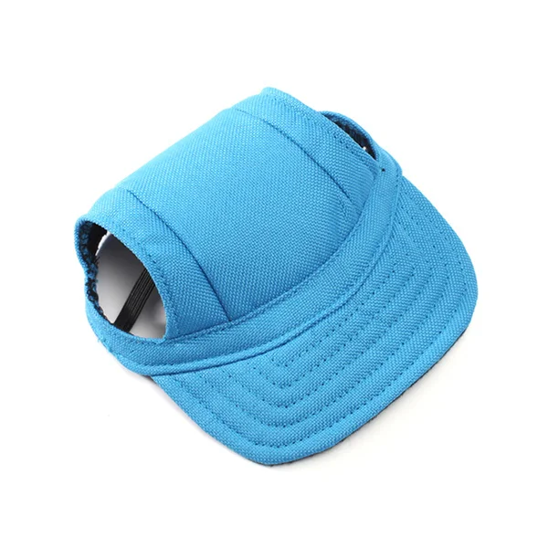

Fashion Blue Dog Cap Durable Oxford Fabric for Small Dogs Size S with Top Holes Breathable Comfortable Pet Hat