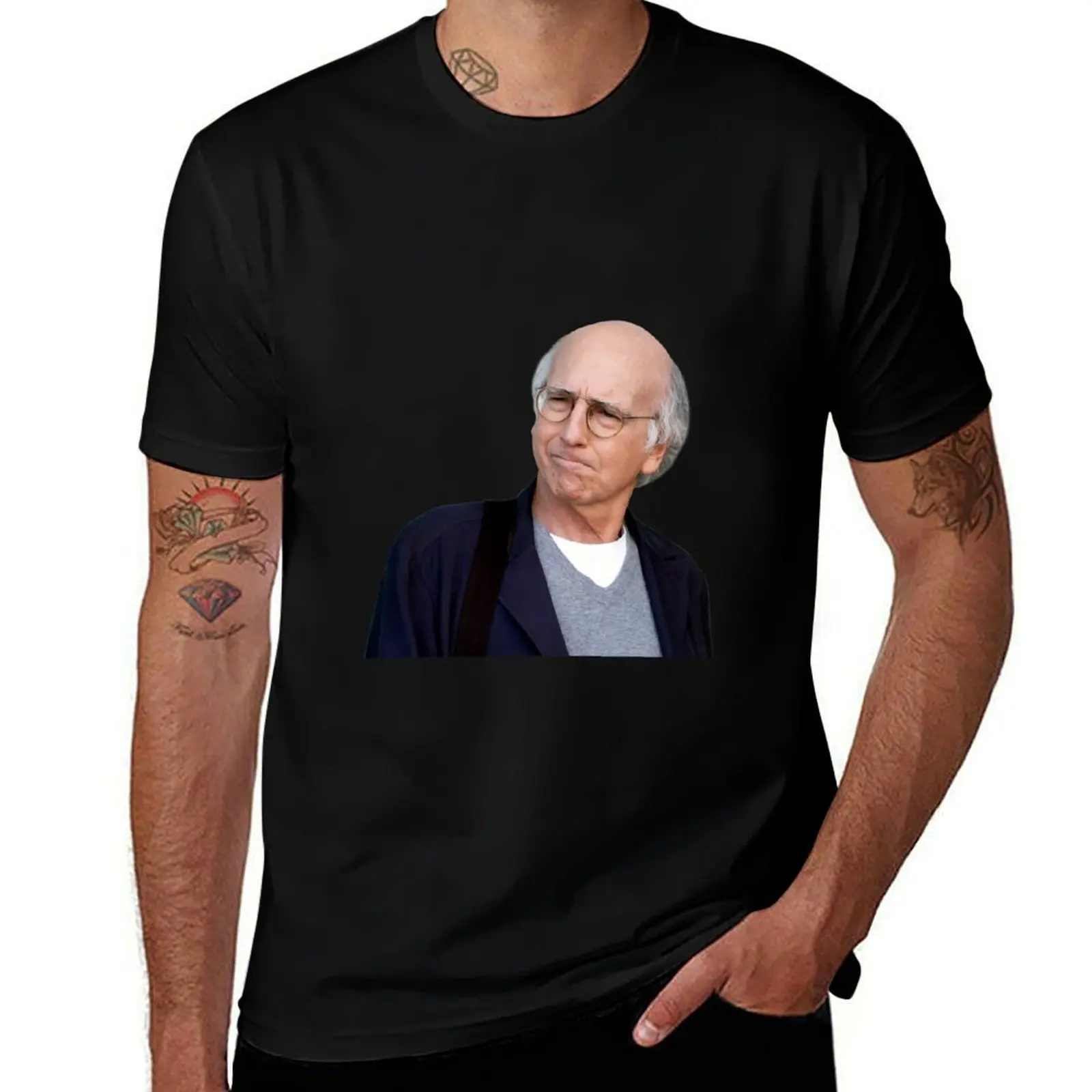 Larry David - 8b T-Shirt Plus Size Outdoor Casual Top T-Shirt