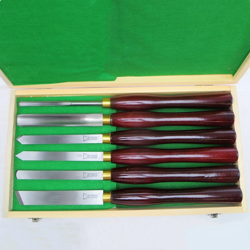Imagem -06 - Ucdo Hss Torno de Madeira Girando Cinzel Pcs Conjunto 420 mm Tigela Gouge Madeira Virando Ferramenta Raspador Skew Parting Spindle Roughing para Torno