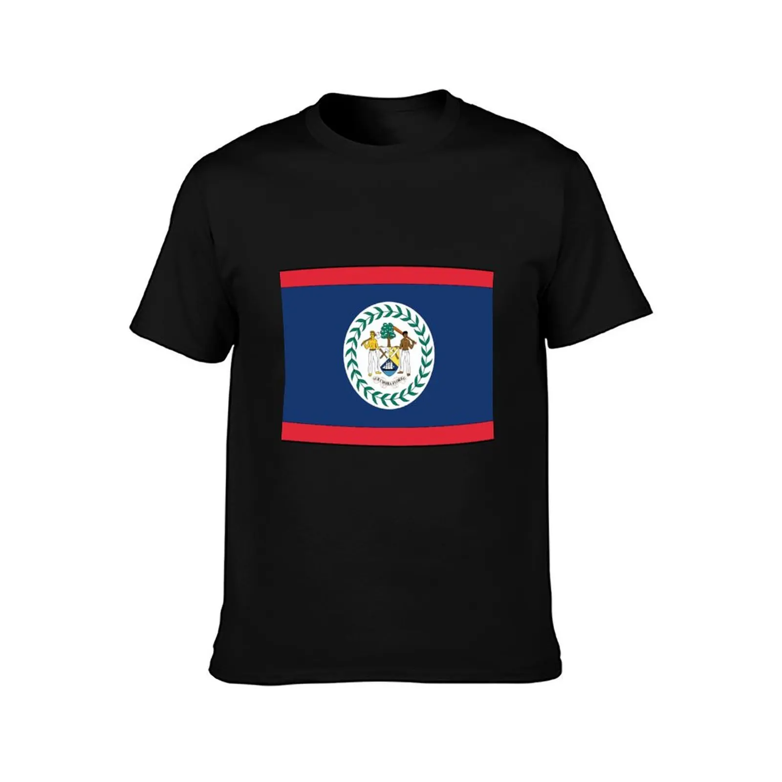 A Cultured Belize Flag T-Shirt Work Style Casual T-Shirt