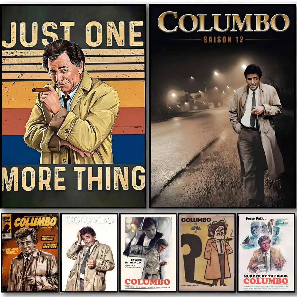TV Columbo Poster HD art sticky wall waterproof home bedroom bar aesthetic decoration