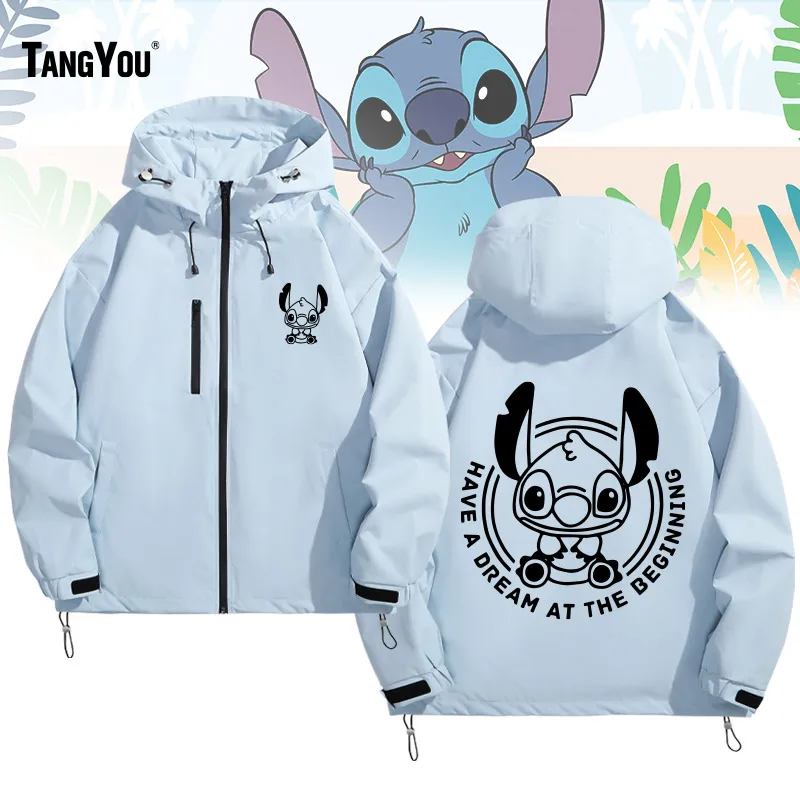 

American Sle Cartoon Steddy Hooded Jaet Men's Women's Student Couple Clothes Autumn New Faion Casual Polyester Fiber