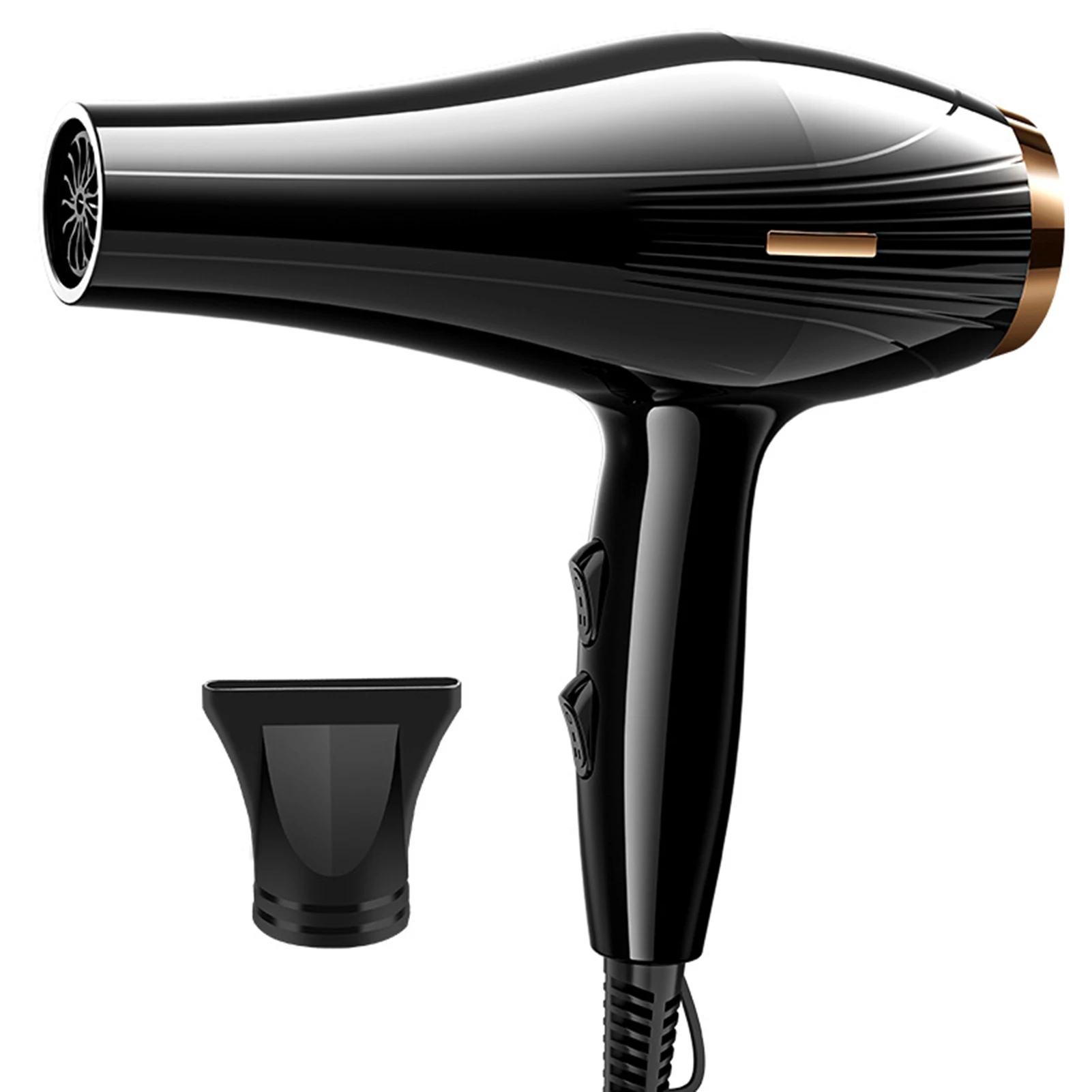 220V Haartrockner Professioneller 2200W Leistungsstarker Föhn mit Bürste für Friseure und Salons – Detail 1