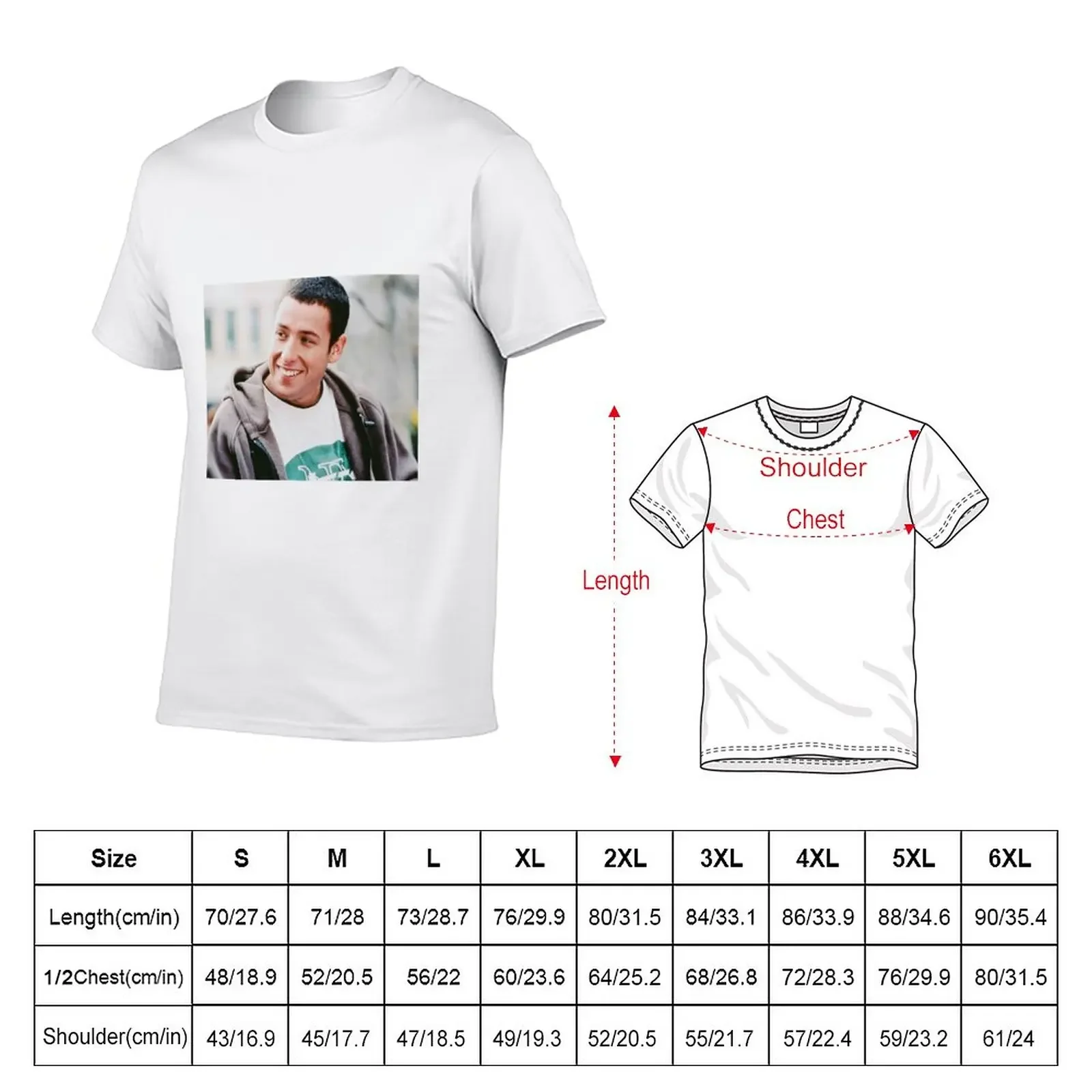 Young Adam Sandler T-Shirt customs design your own summer clothes sweat t shirt men