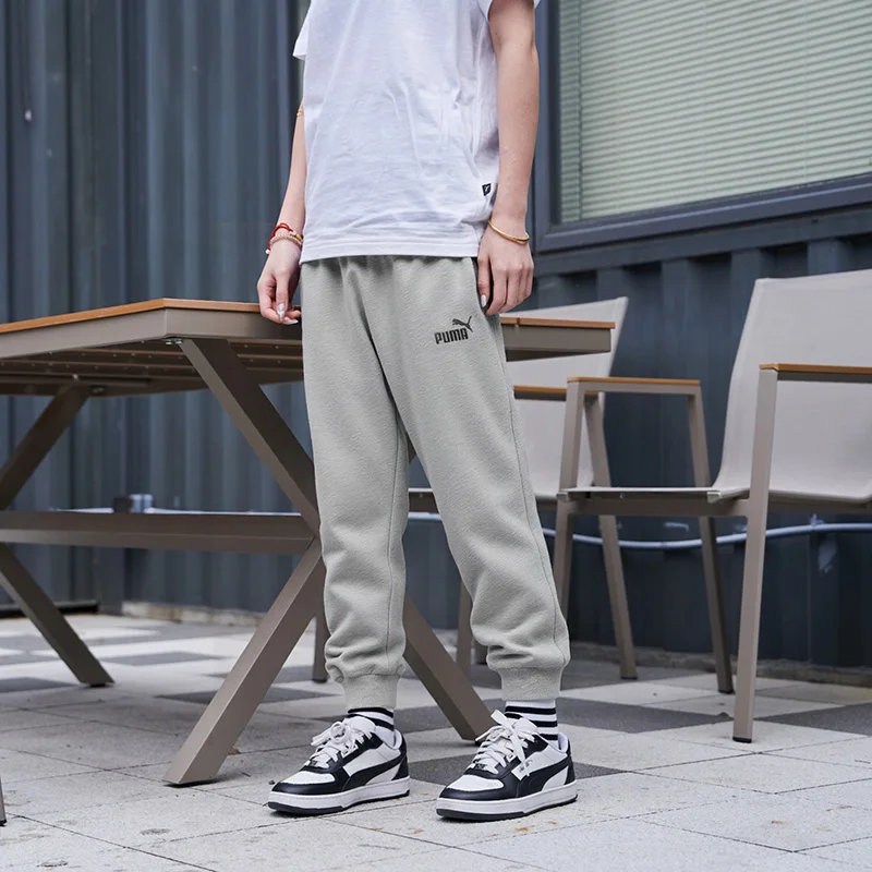 

Puma Серые спортивные штаны Puma Повседневные вязаные брюки Мужские брюки Женские брюки 68753303