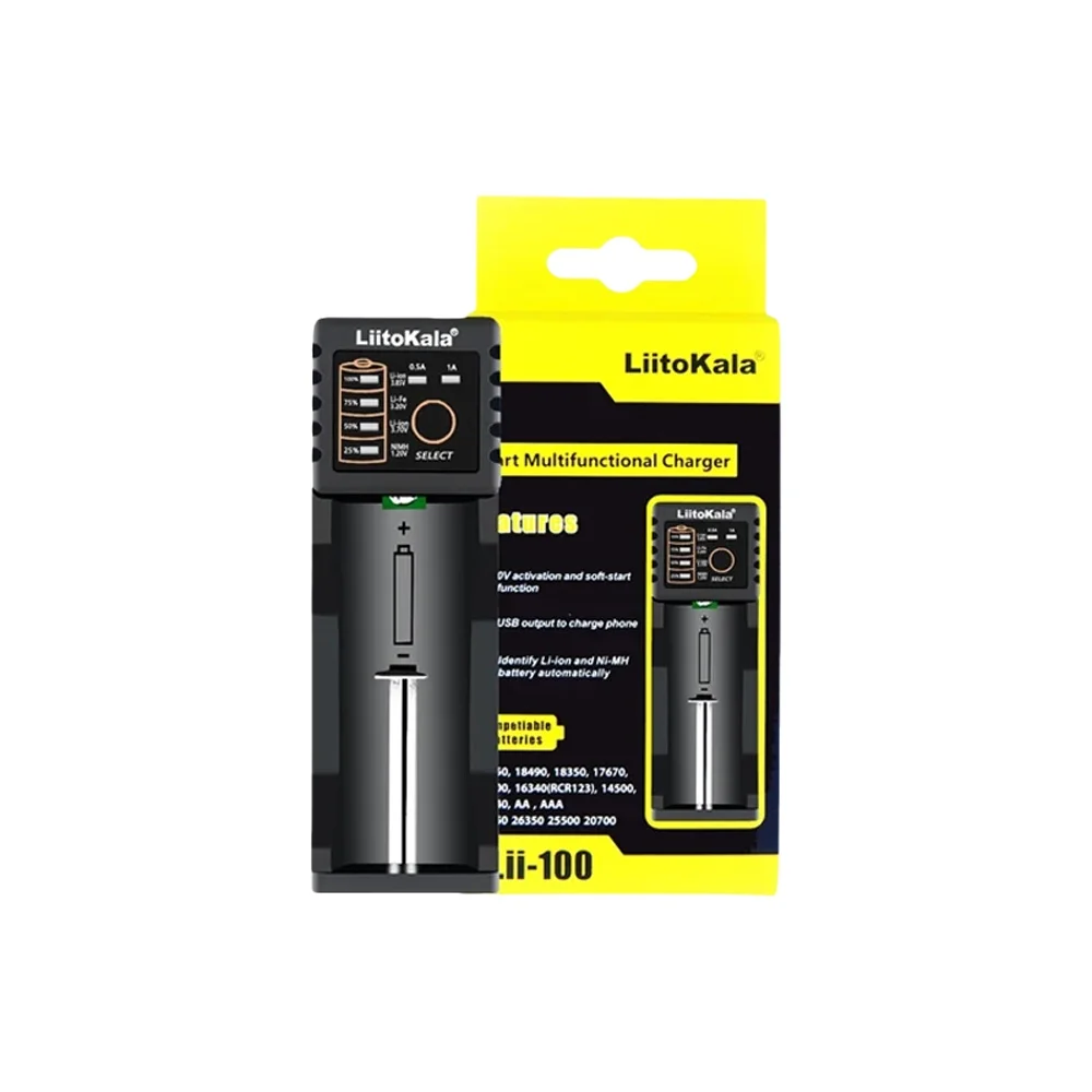 Ładowarka do akumulatorów LiitoKala Lii-100B Lii100 Lii202 Lii402 Lii500 Lii600 Lii-500S — zdjęcie produktu 7