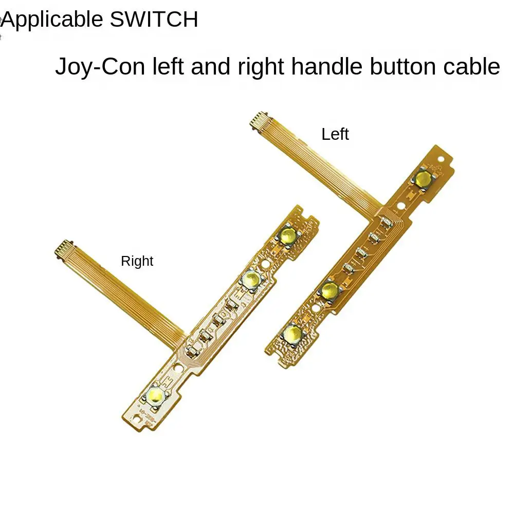 1/3PCS Handle Accessories Durable Texture Right Handle Repair Parts Button Cable No Burr On The Edge Left Handle