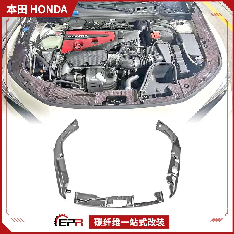

Подходит для Honda FL5 Civic Type R, ремонт из углеродного волокна, передняя планка, бак для воды, перегородка, добавка для кабины