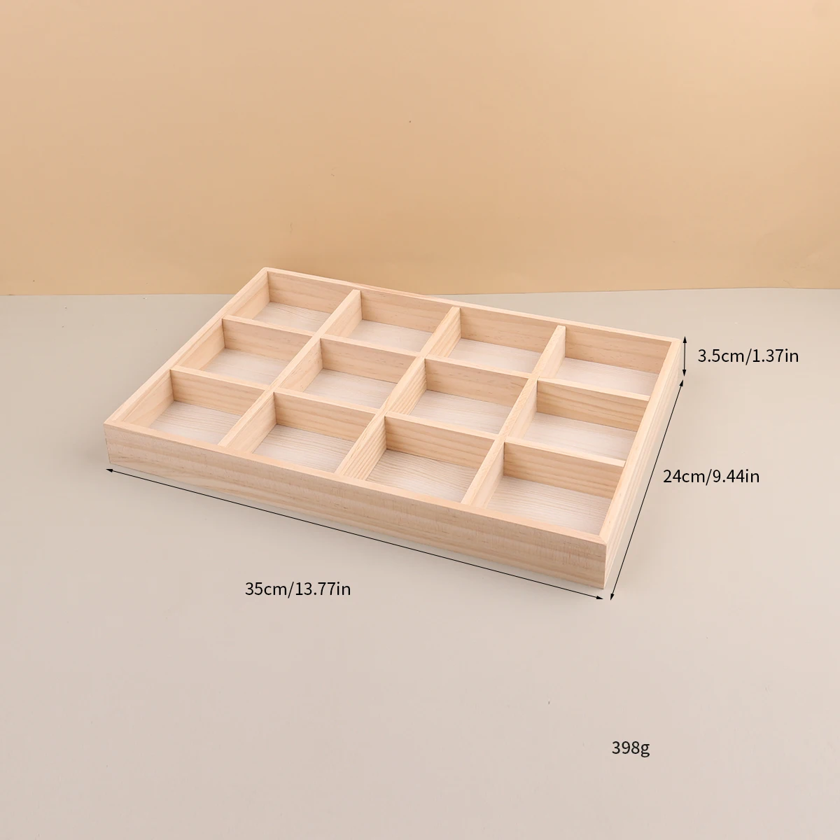 Houten sieradendisplay Stapelbaar Prachtige sieradenhouder Draagbare ring Oorbellen Ketting Organizer Boxées de jongens