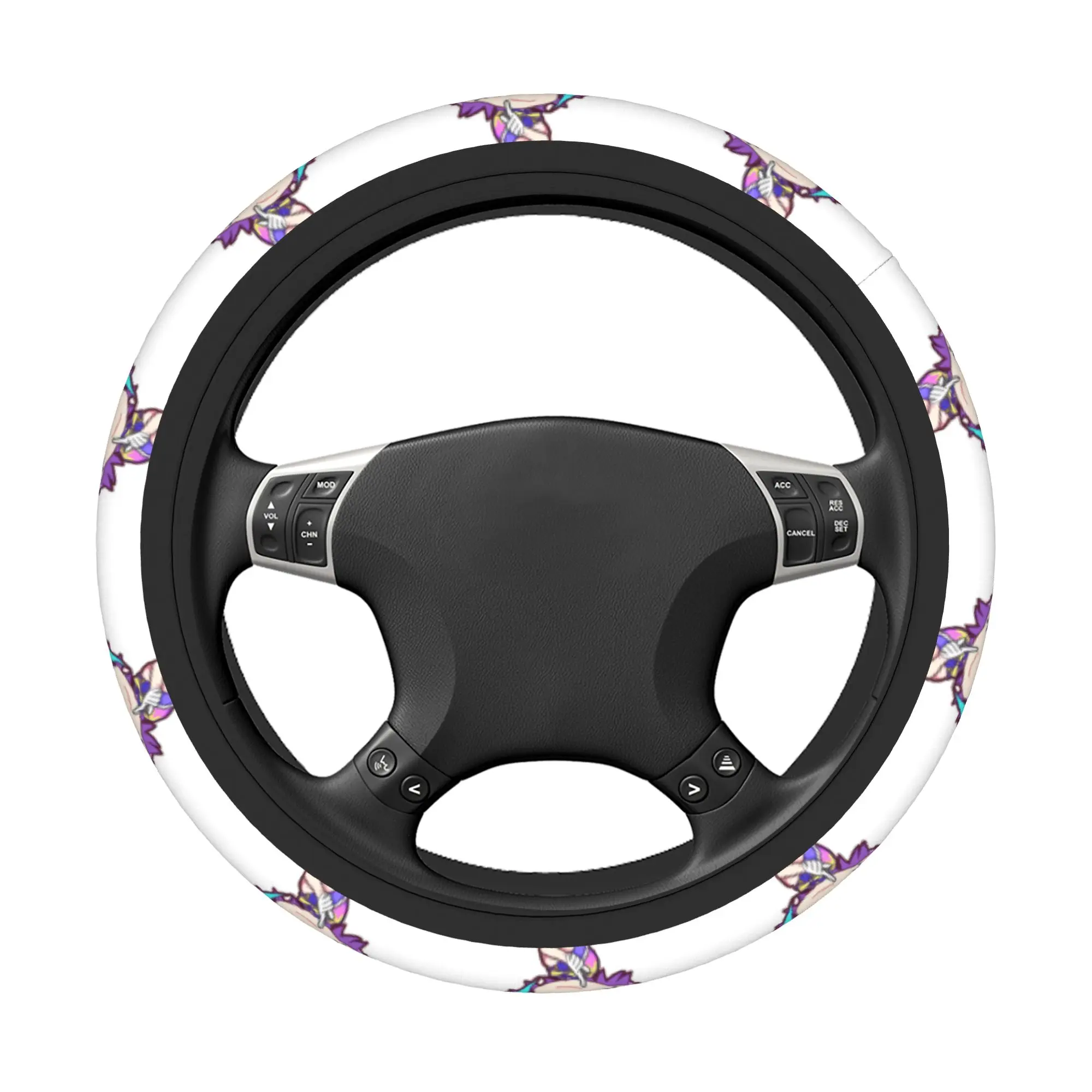 Car Steering Wheel Covers I Eat Batteries Rui Kamishiro Project Sekai Hatsune Miku Steering Wheel Cover Car-styling Accessory