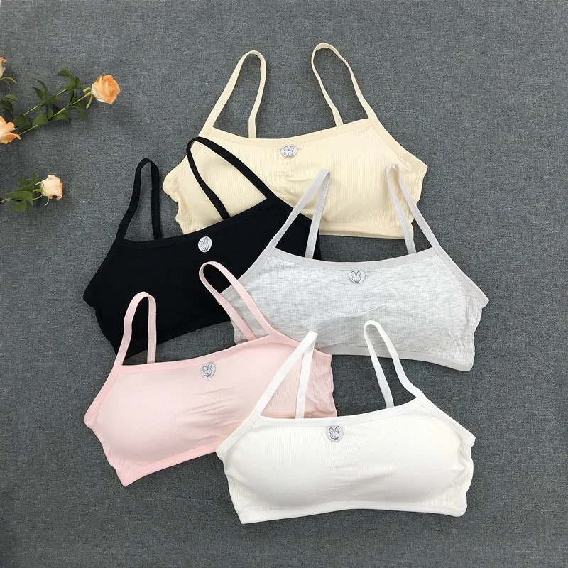 

Teen Bra Girl Vest Cotton Big Girl's Sports Lingerie Adolescente Kids Underwear Student Training Bras 8-16Y Training Bra Tops