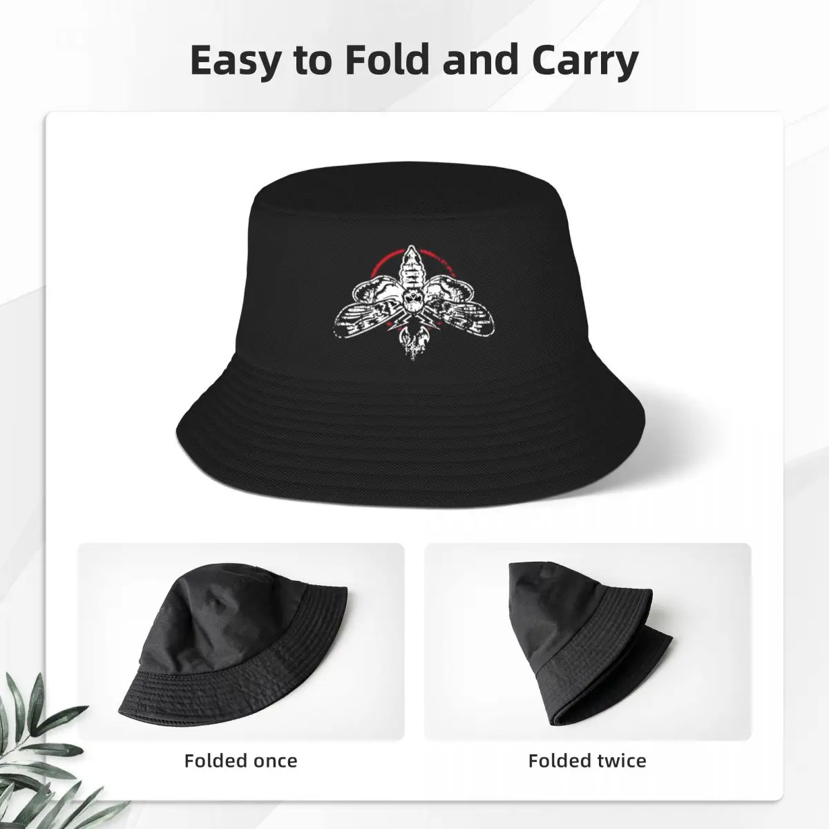 Women Men Variant Fiend Logo Bob Hat Accessories Vocation Getaway Headwear Bray Wyatt Bucket Hat Fishing Hats for Outdoor Sport