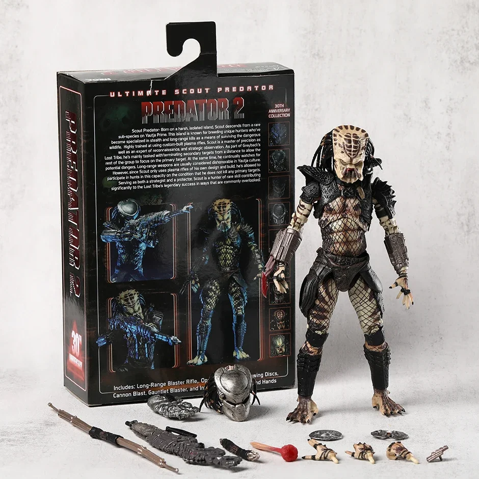 

NECA Predator 2 Series Ultimate Scout Deluxe Action PVC Figure Model Ornament Toy Collection Gift