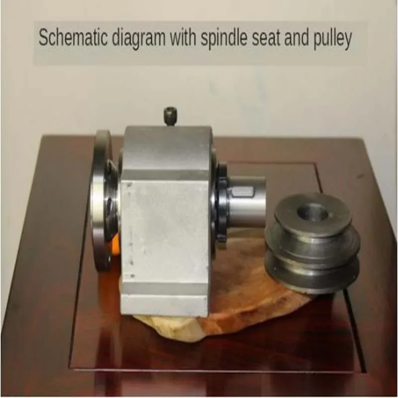 New 80/100/ Lathe Spindle, High-speed Spindle, Lathe Head Assembly, with Flange, Spindle Flange Integrated