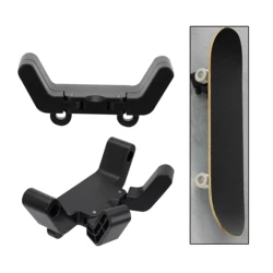 2 pezzi Skateboard montaggio a parete appendiabiti pieghevole Skateboard Rack per Skateboard e Longboard Storage And Display Winter Skate Tool