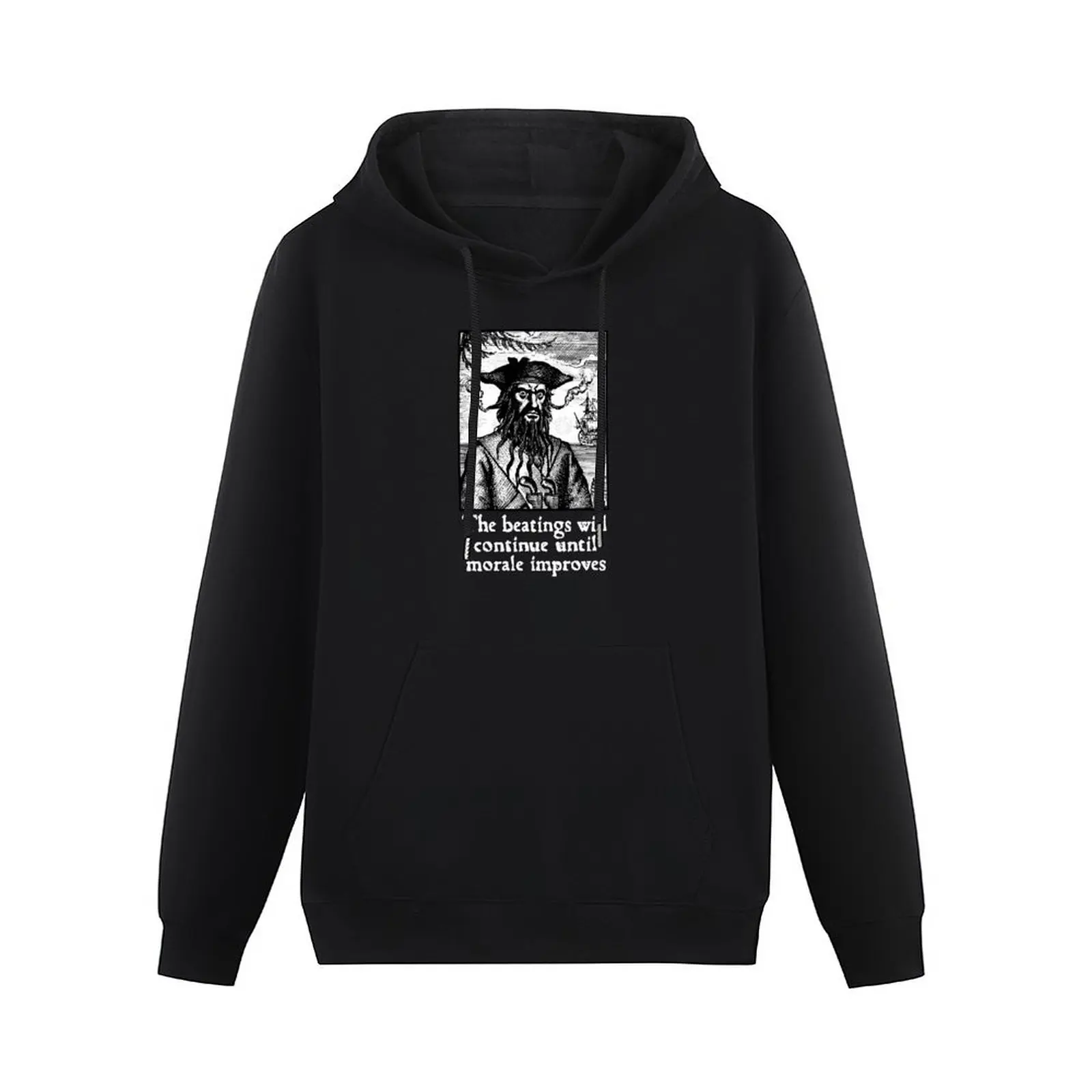 The Beatings Will Continue until Morale Improves Pullover Hoodie hooded shirt men's clothes mens hoodies