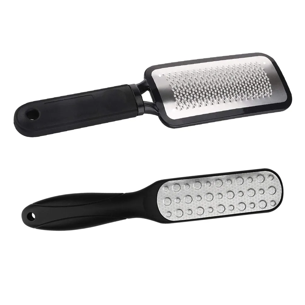 

2pcs Foot Scraping Plate Calluses Remover Dead Skin Removal Tool Portable Foot Skin Care Supplies Durable Simple Design Men