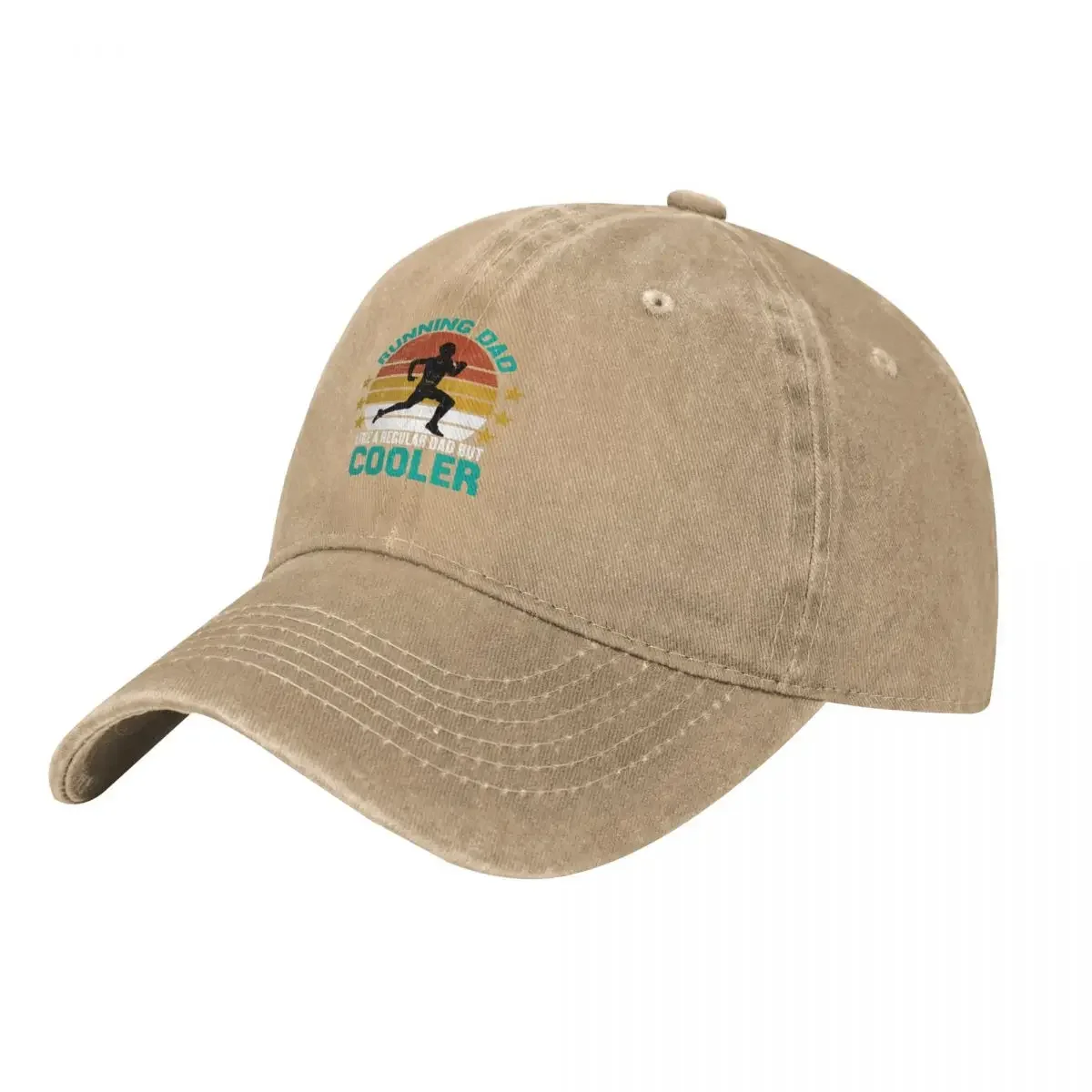 Running Dad like a regular dad but cooler Baseball Cap Military Tactical Cap Rave Unique hats Men's Women's