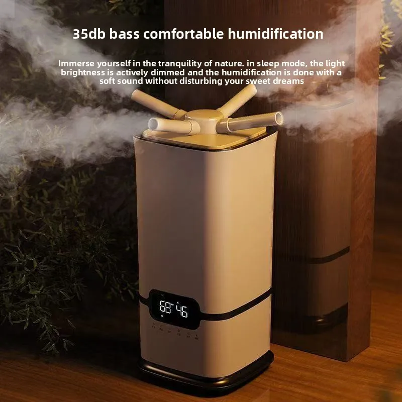 Industrial Intelligent Constant Humidity Fogger Large Mist Top Fill Humidifier For Supermarket Fruit Vegetable Store Home Use