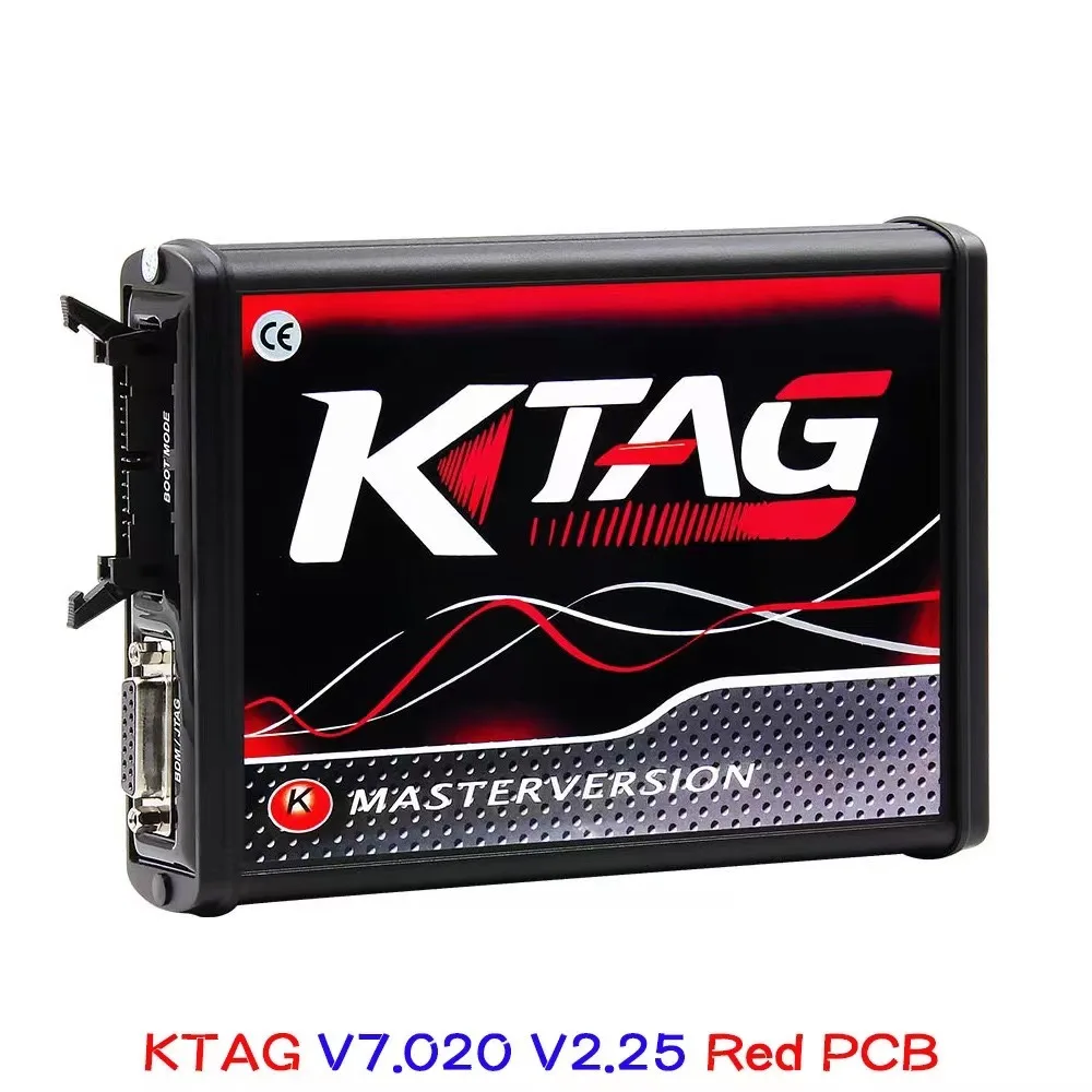 KTAG V7.020 V2.25 Red PCB Red European ECU Programmer Unlimited Points Networkable