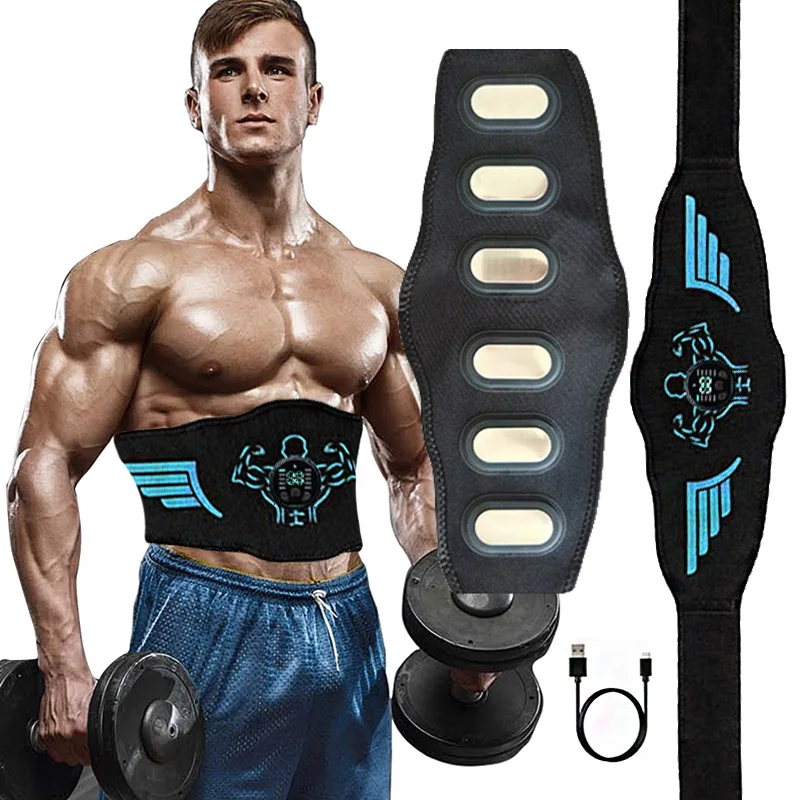 ABS المدرب الكهربائية محفز العضلات EMS البطن العضلات الحبر حزام الجسم مدلك اللياقة البدنية التدريب التمارين المنزل الصالة الرياضية تجريب #1