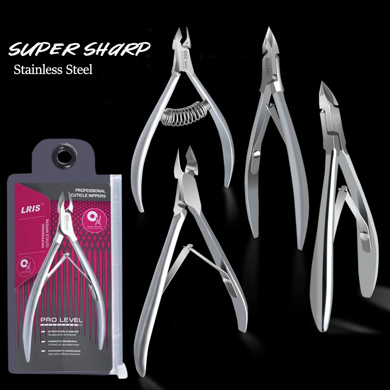 Professional Super Sharp Cuticle Trimmer Dead Skin Scissors For Men and Women's Nail Toenail Labor Saving Manicure Tool