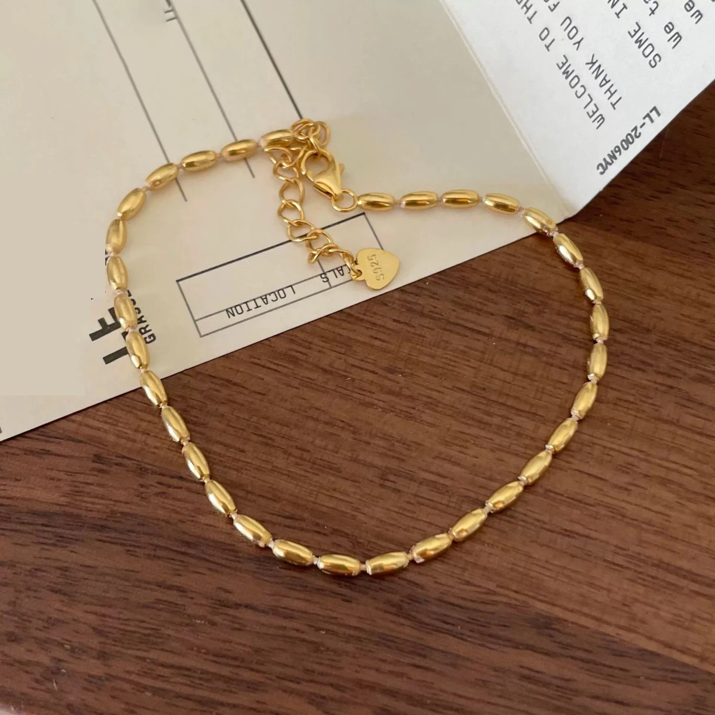 Neues Armband aus 925er Sterlingsilber, schlichtes, individuelles Charm-Armband für Damen, Geschenk zum Geburtstag, exquisiter Schmuck