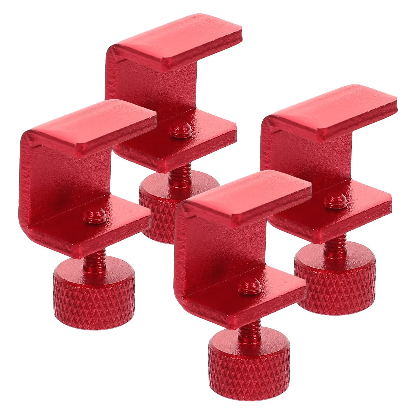 

4Pcs 3D Printer Bed Clamps Adjustable Aluminum Alloy Clips Reliable Heat Bed Glass Fixing 3D Printer Clips Glass